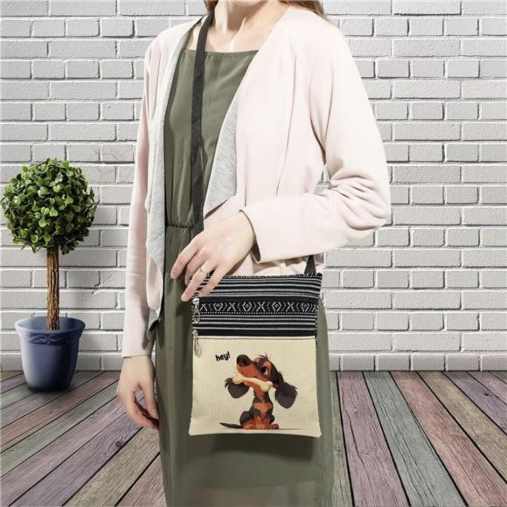 Messenger Bag Small Ethnic Pattern Printed Adjust… - image 3